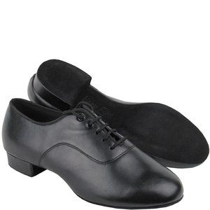 VERY FINE DANCE SHOES MEN'S C2503 BALLROOM SHOES WITH 1-INCH HEEL - BLACK -